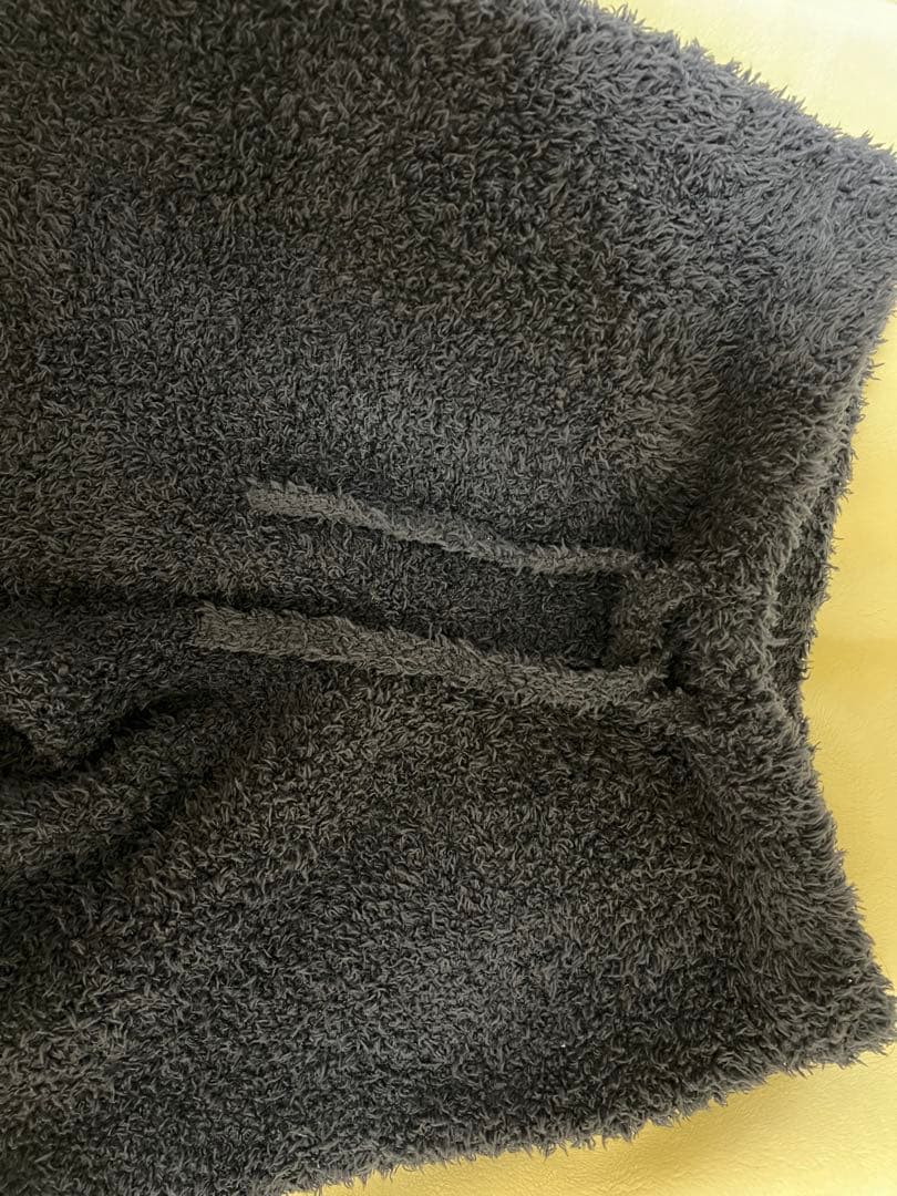 ジェラートピケ テディベア刺繍ネイビーVネック