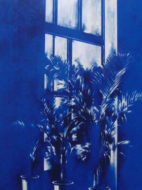 松尾京子、MOON LIGHT、希少な画集より、新品高級額、額装付