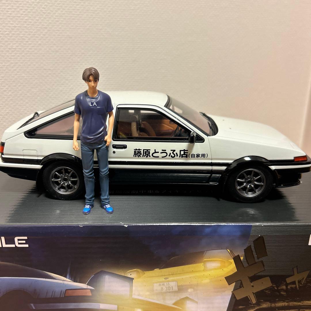 藤原とうふ店　AE86 藤原拓海　フィギュア　セット