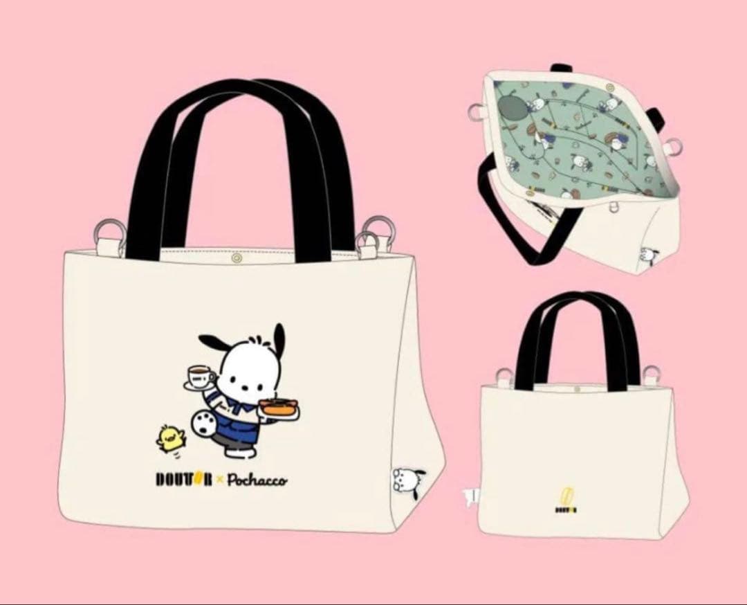 ドトール × ポチャッコ 福袋 2026 トートバッグ ぬいぐるみ 新品未開封品