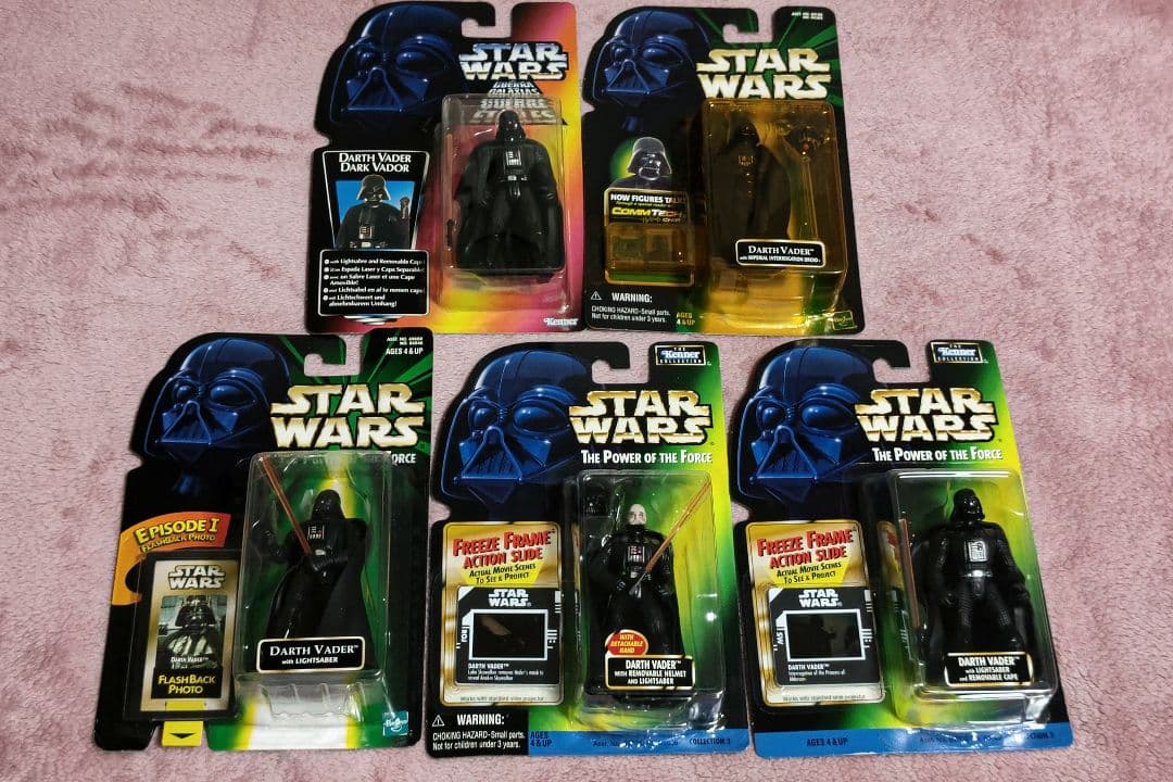 スターウォーズ　ダース・ベイダー　ベーシックフィギュア　5セット