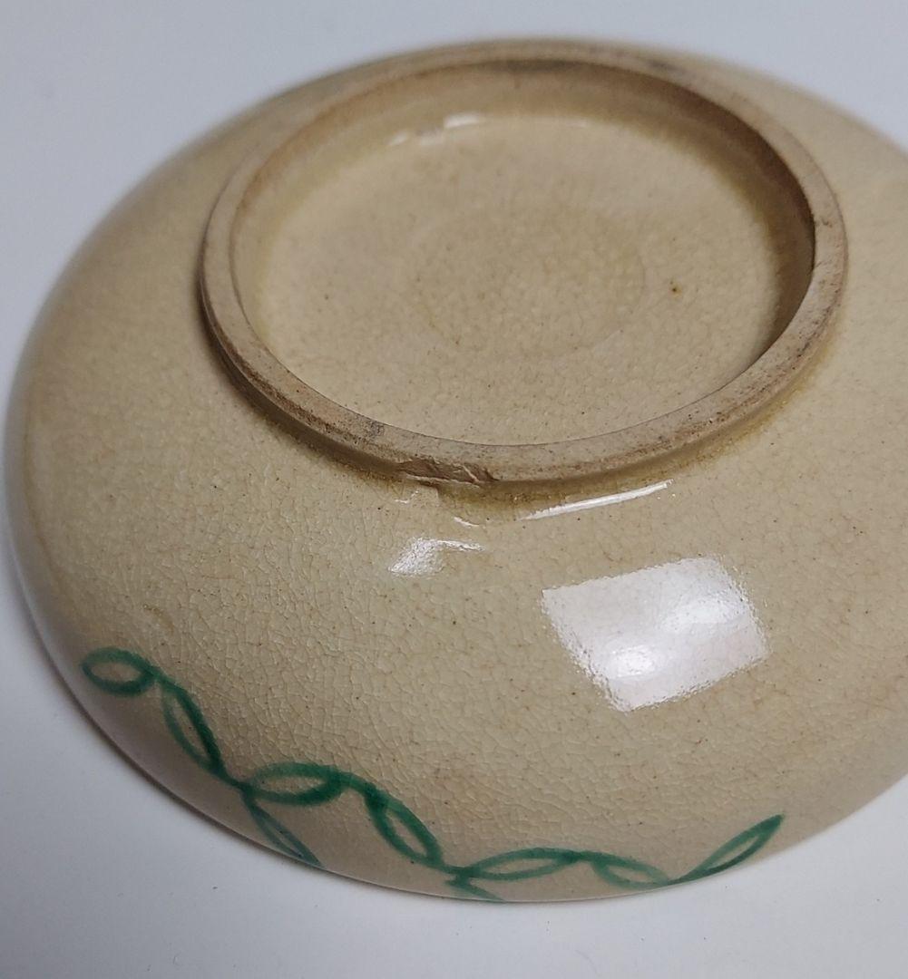 22-382古清水(粟田焼)の美山窯　小皿10客