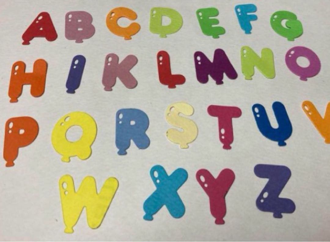 アルバム飾り　クラフトパンチ　アルファベット　オーダー受付中( ＾∀＾)