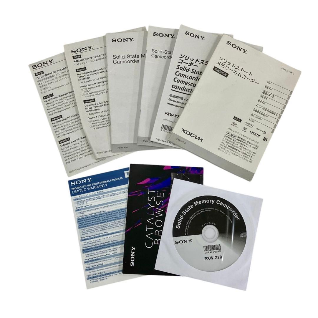 SONY XDCAM PXW-X70 業務用ビデオカメラ 2016年製