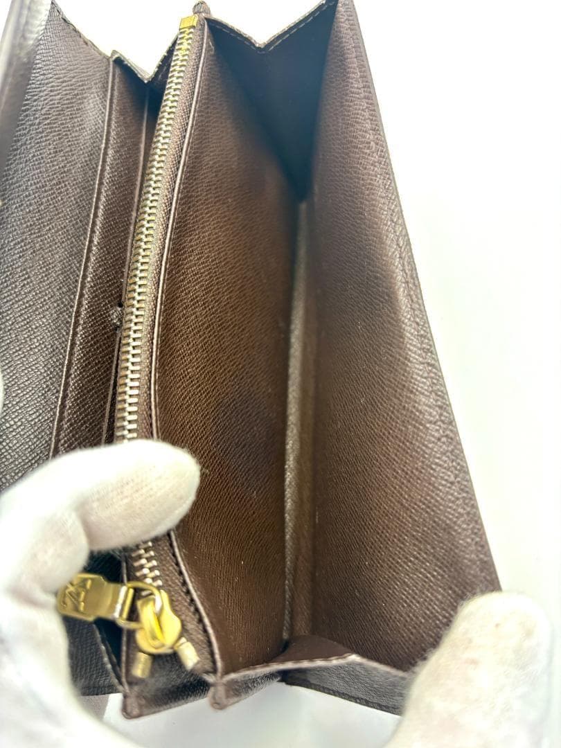 ルイヴィトン ダミエ エベヌ ポルトフォイユ サラ 二つ折り長財布 N61734