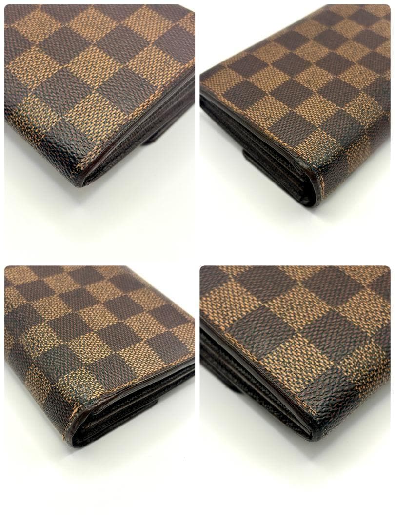 ルイヴィトン ダミエ エベヌ ポルトフォイユ サラ 二つ折り長財布 N61734