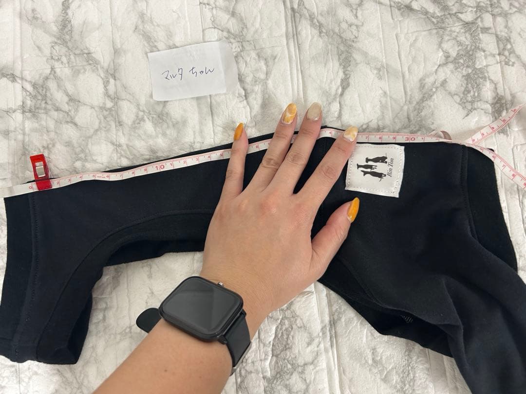 おまめさんページ　イタグレ服　ハンドメイド　サロペット