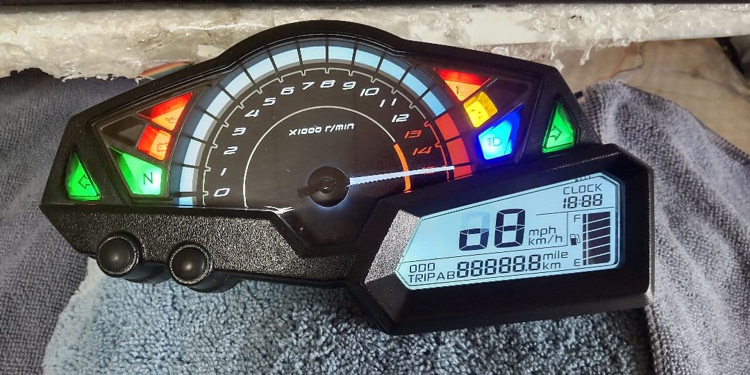 ニンジャ250 後期　スピードメーター　動作品美品　NINJA250