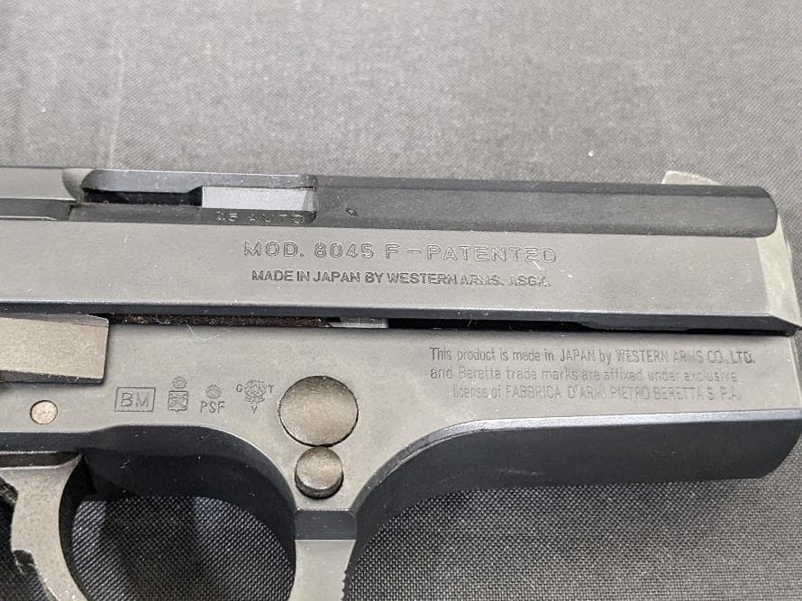 ウエスタンアームズ ベレッタM80045クーガーＦ　ガスガン　ブローバック