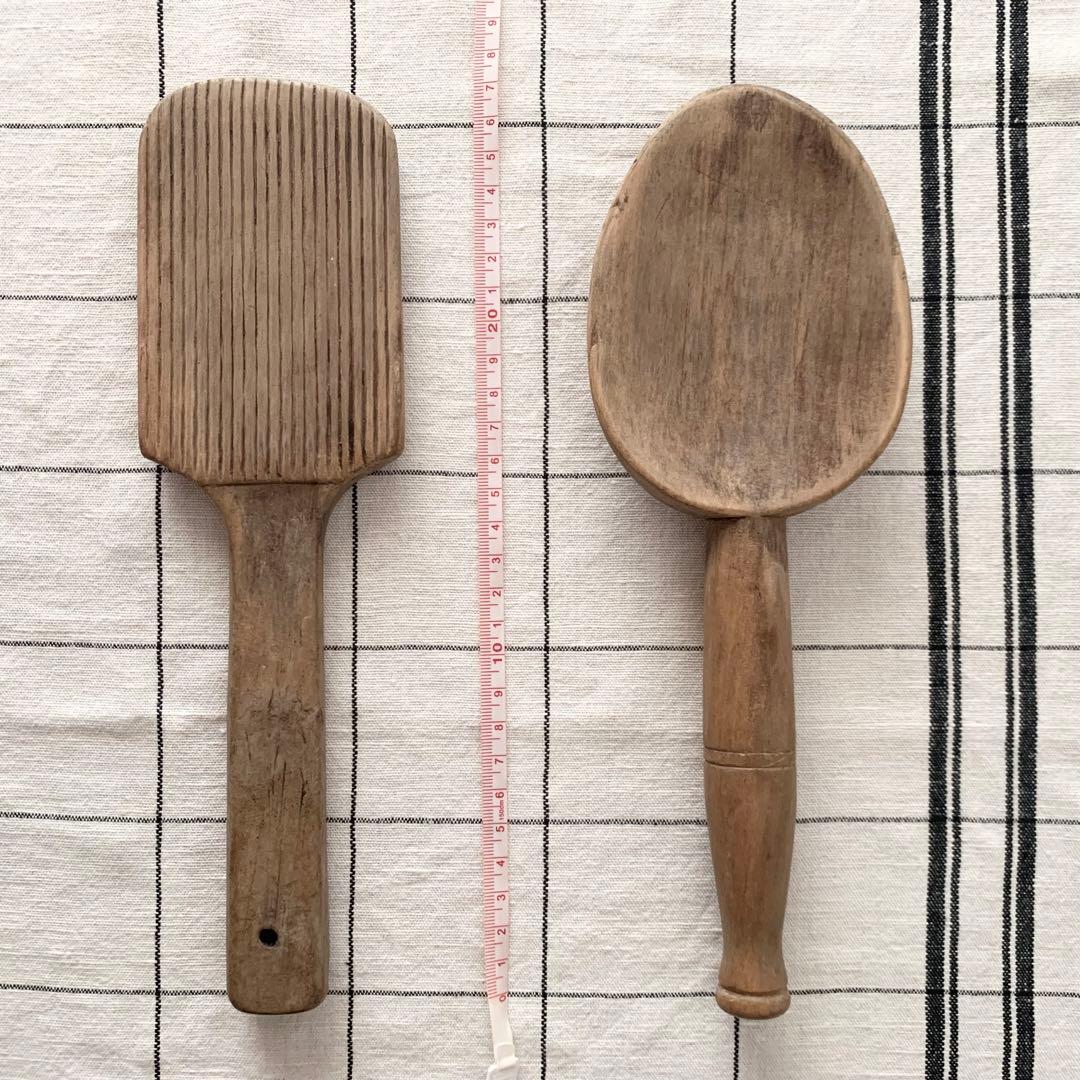 みどりさま専用です。フランスアンティーク 古い木のキッチンツール セット