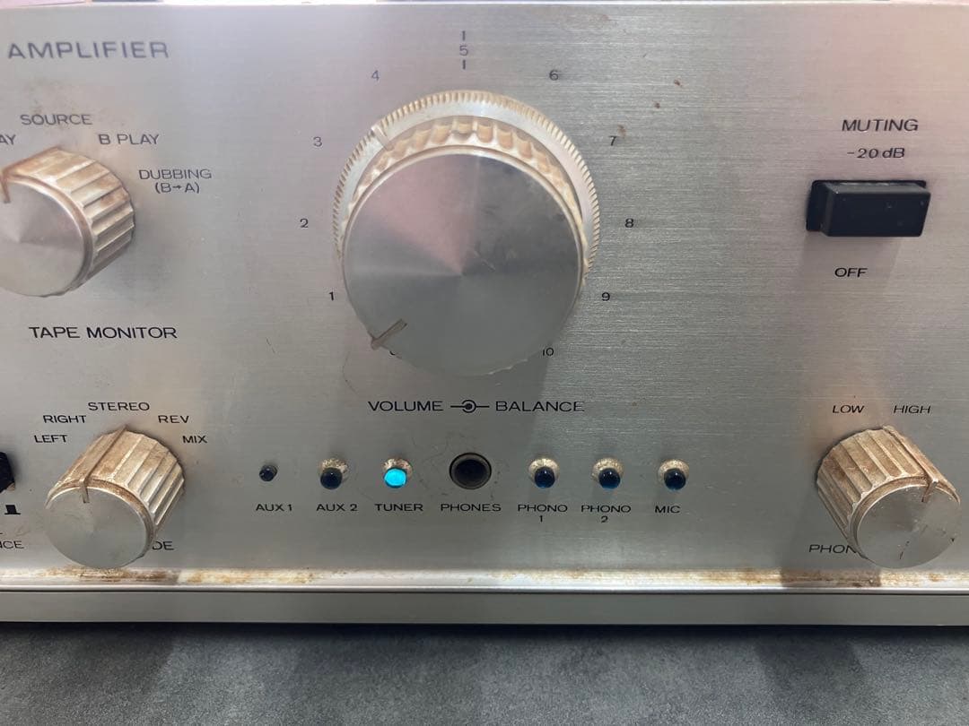 名機！【TRIO/トリオ】KA-5002 プリメインアンプ　昭和レトロ※通電のみ