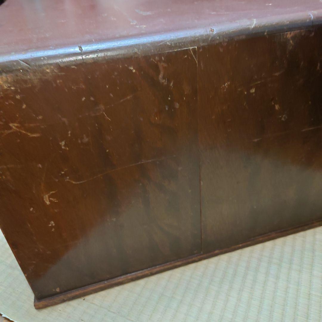 週末特価！文机 片袖4引き出し　ちゃぶ台　書斎机　昭和レトロ