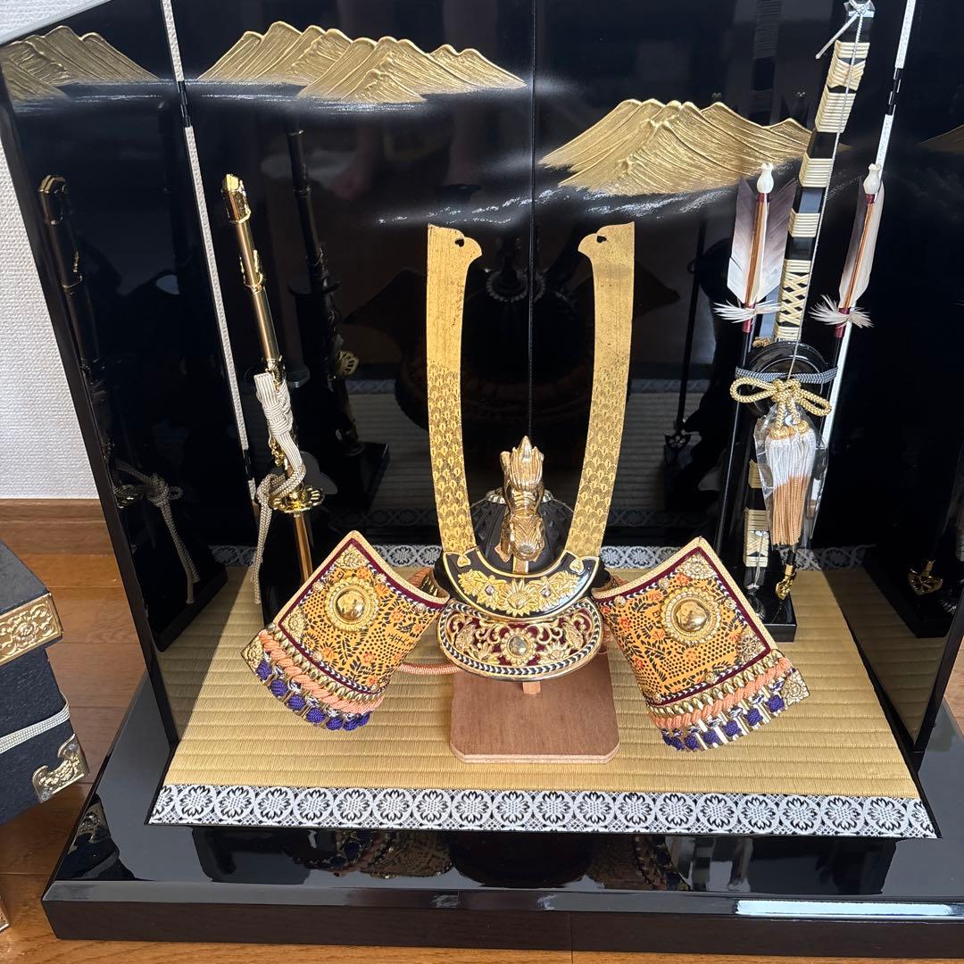 端午の節句　兜セット　光玉作