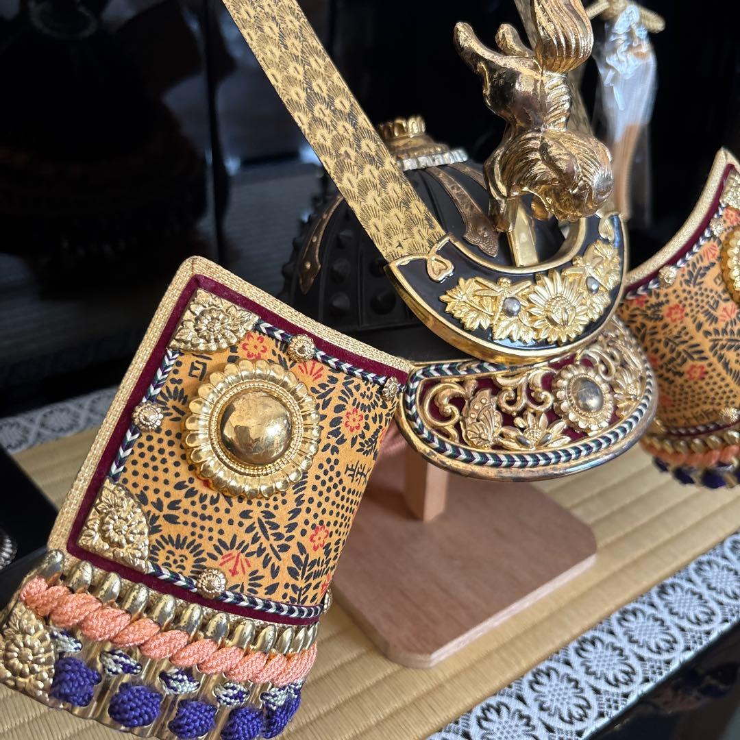 端午の節句　兜セット　光玉作