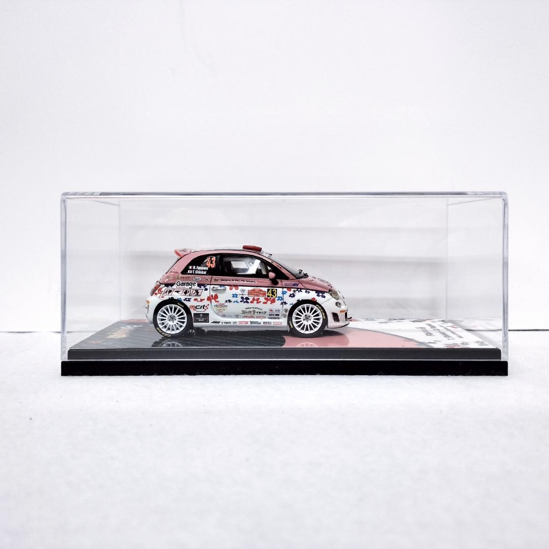 ★希少・特注品★1/43　フィアット・アバルト500　ラリーローマ2017