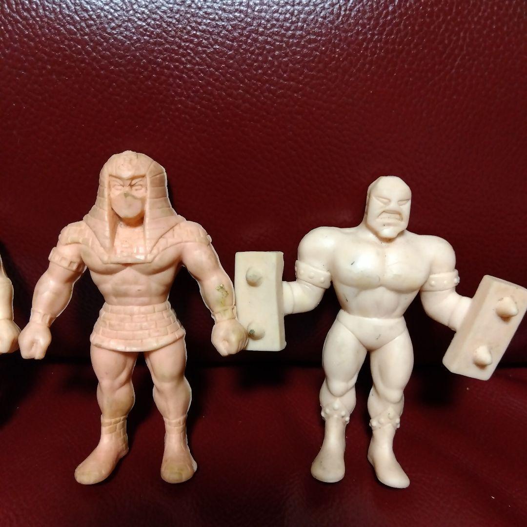 キン肉マン消しゴム　ブロッケンＪｒ、ロビンマスク、モンゴルマン他、6点セット