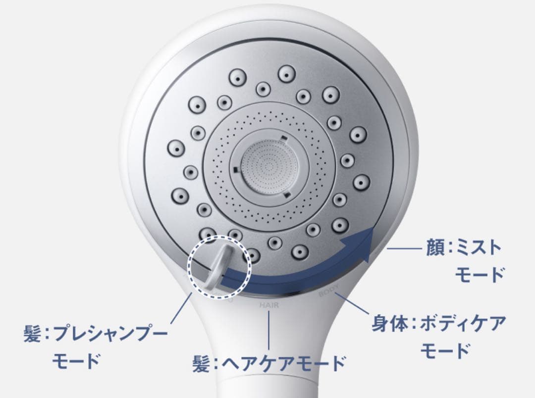 パナソニック 多機能シャワーヘッド ホワイト