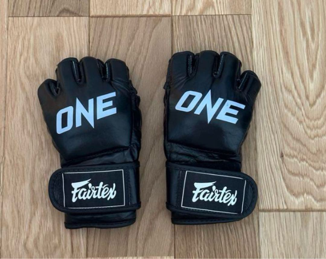 Fairtex ONE オープンフィンガーグローブ ブラック