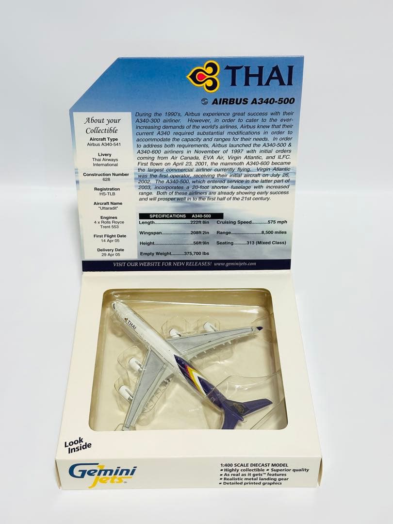 Gemini 1/400 A340-500 タイ航空