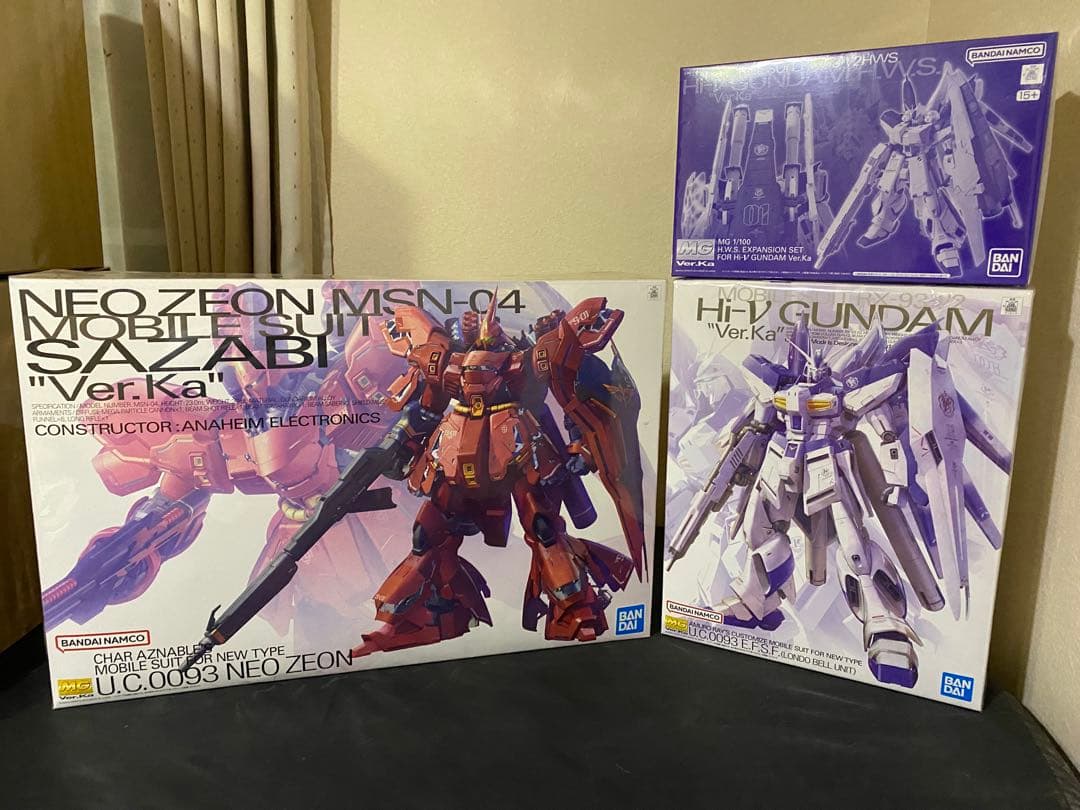 a*n様 サザビー Ver.Ka & ハイニューガンダム セットHWS拡張