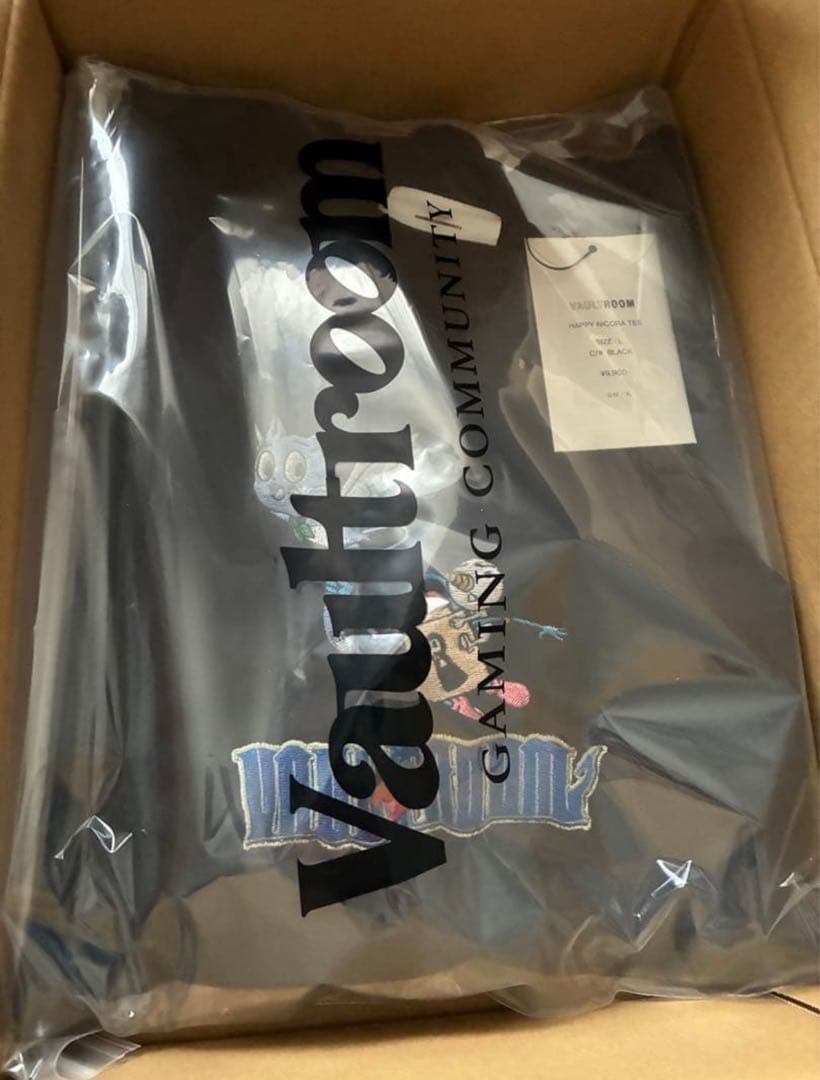 vaultroom HAPPY NICORA TEE / Black Lサイズ