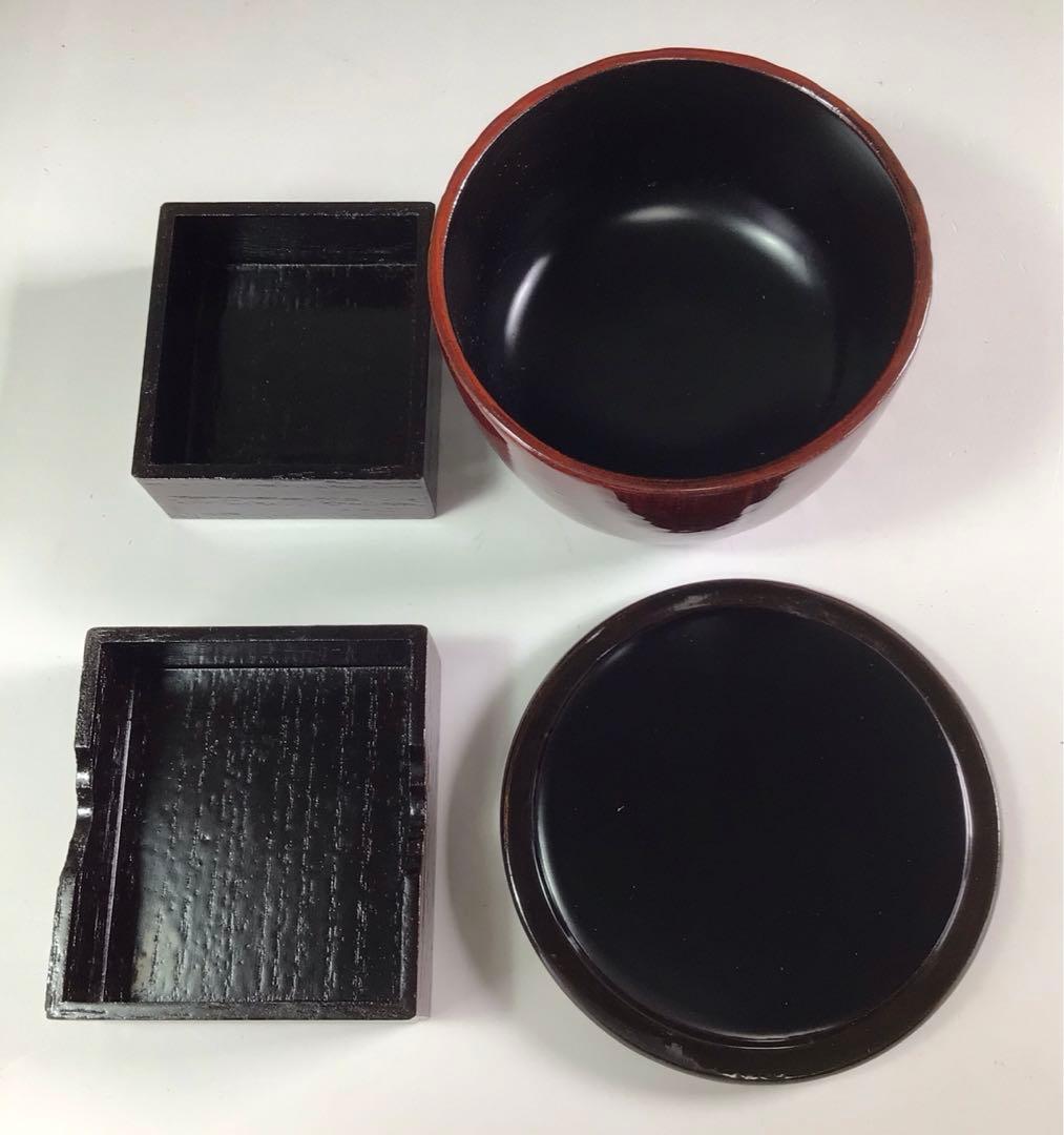 Ｒ５６１　御所籠　『平安　元竺作』『利休形』『仕覆付』『皆具添』　共箱　茶道具