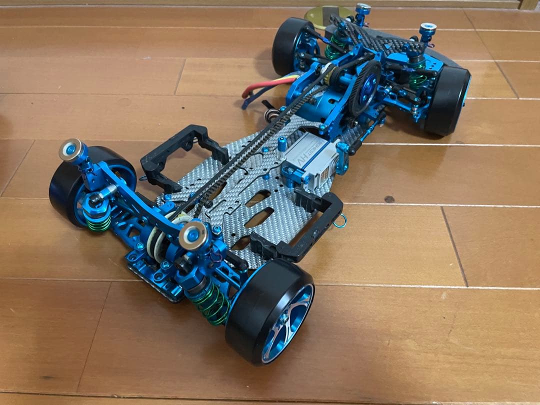 【希少/未走行】タミヤ TA-05 コンバージョン スクエア ホワイトカーボン