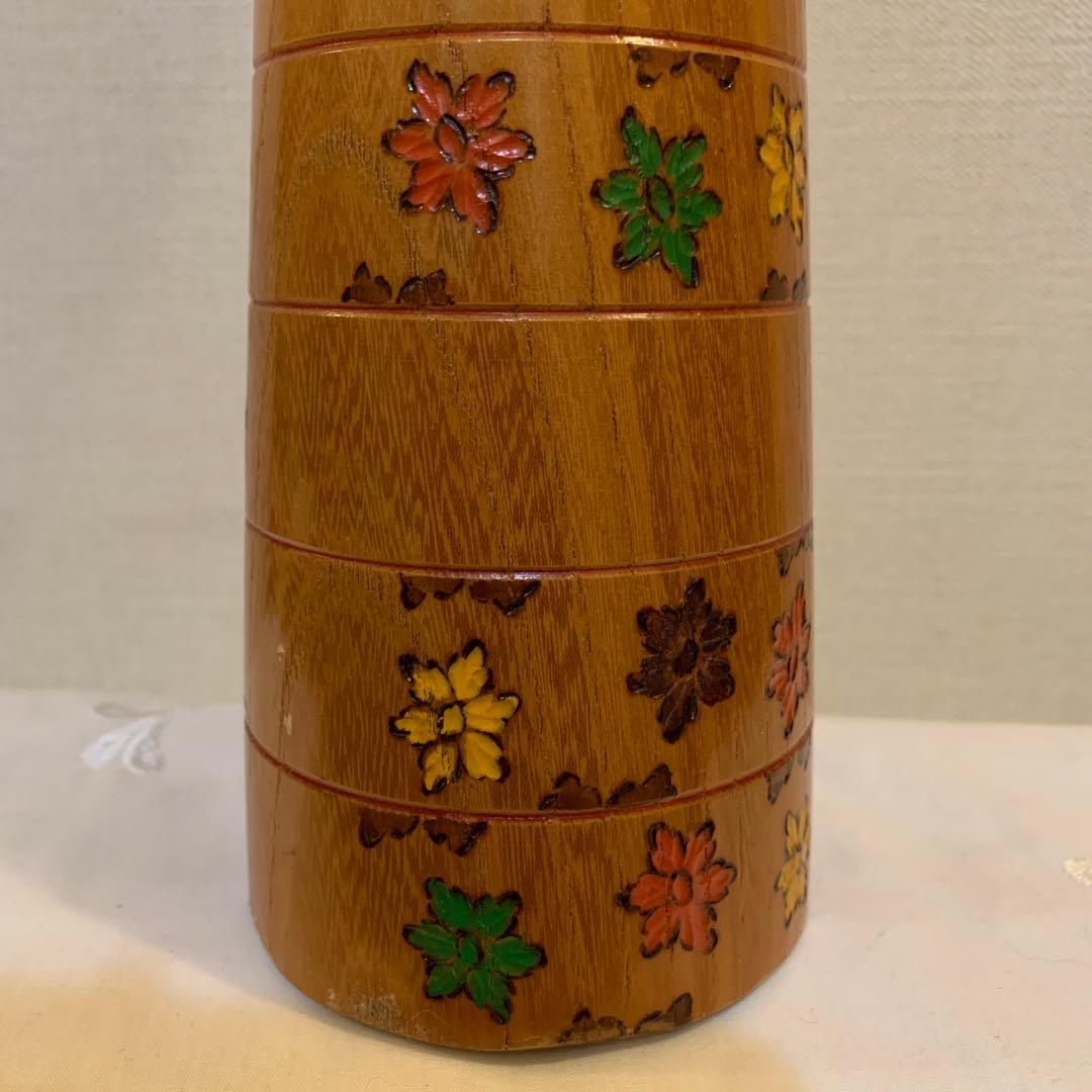 創作こけし　 辻田亮三作　【花のこみち】　高さ　約40㎝！