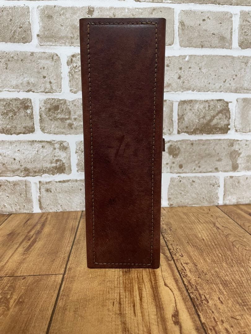 【A-2】レザーファイル(レギュラーサイズ) 紙モノ収納　コラージュ収納