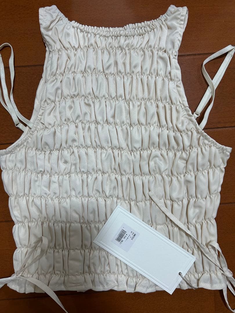 新品タグ付andmary メイシャーリングトップス