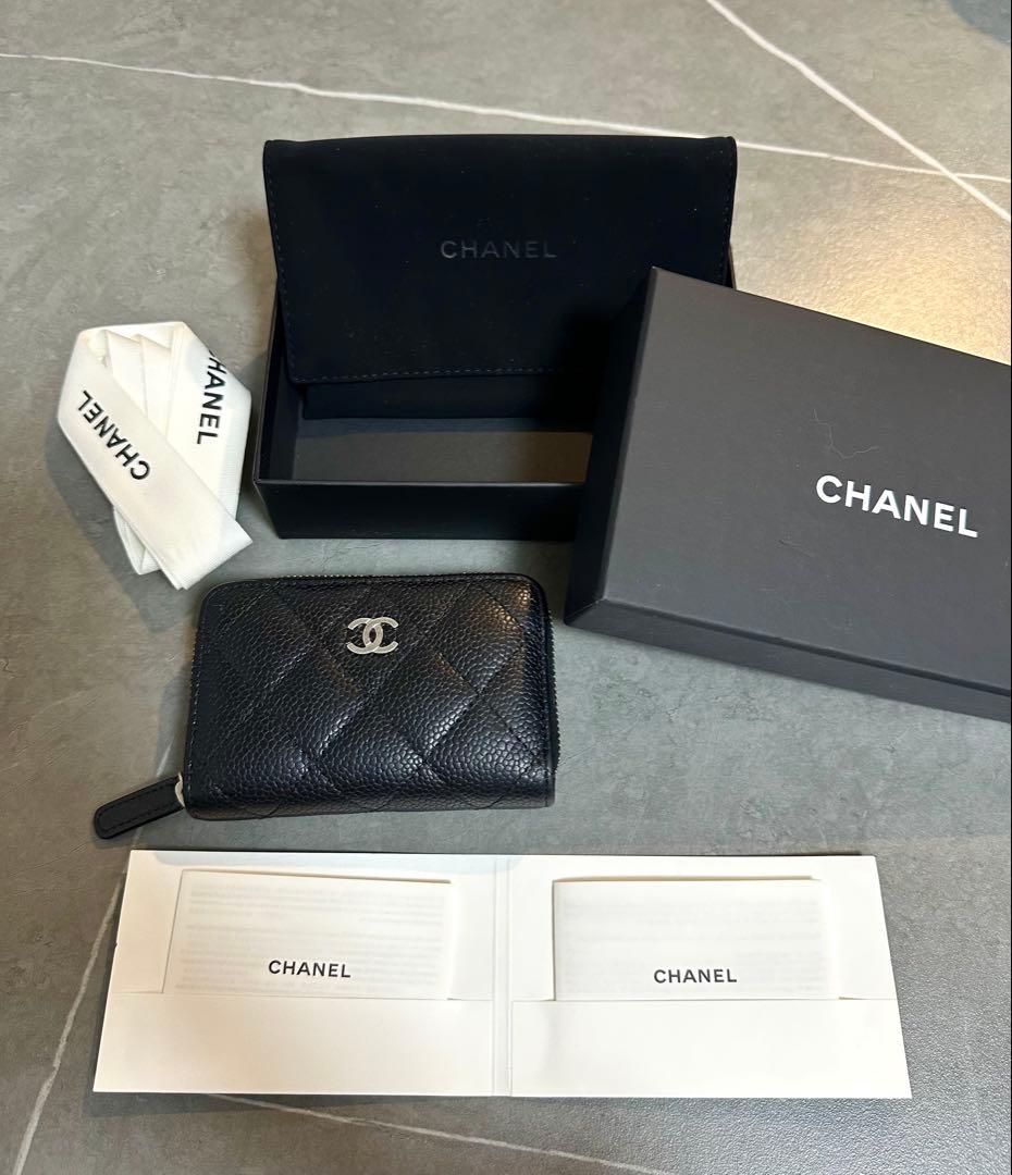 CHANEL クラシック ジップ ケース ブラック