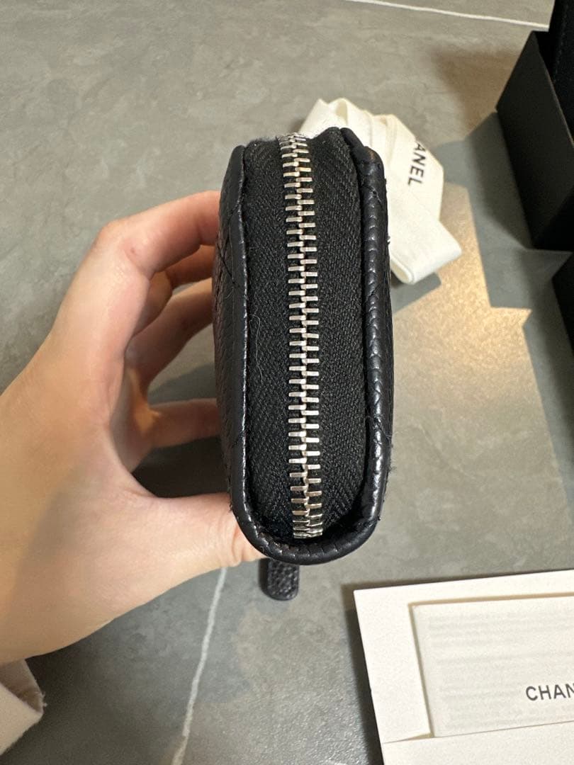 CHANEL クラシック ジップ ケース ブラック