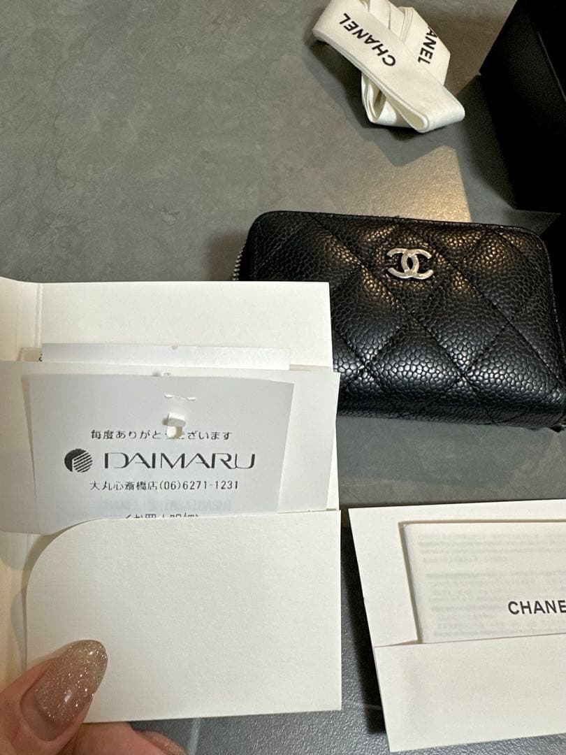 CHANEL クラシック ジップ ケース ブラック
