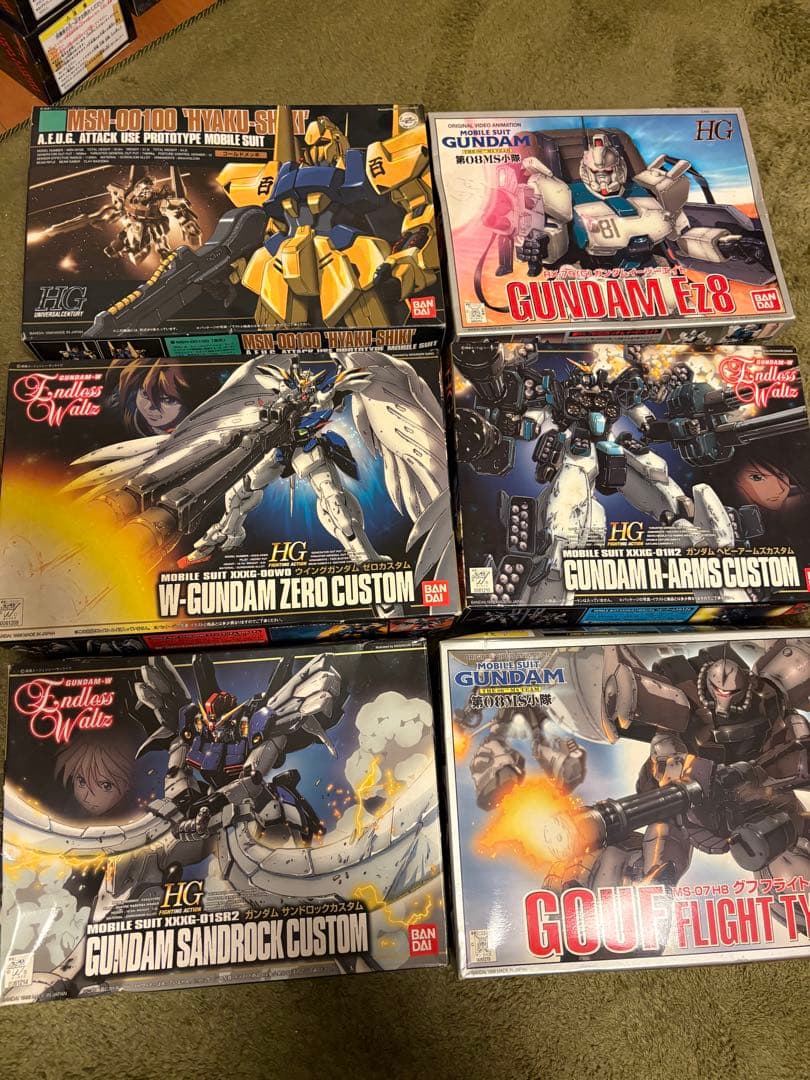 HG ガンプラセット 6種