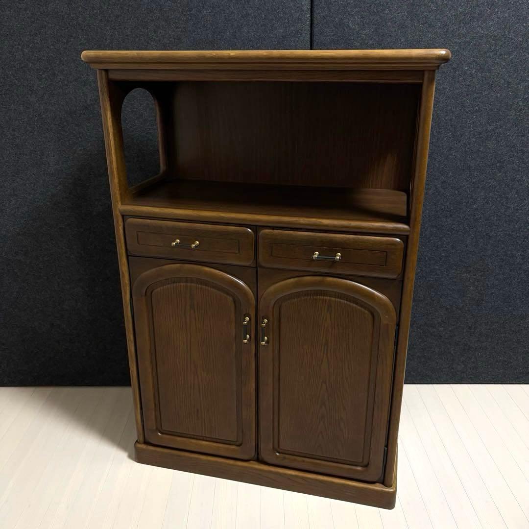 カリモク　キャビネット　サイドボード　電話台　FAX台　花台　飾り台　チェスト