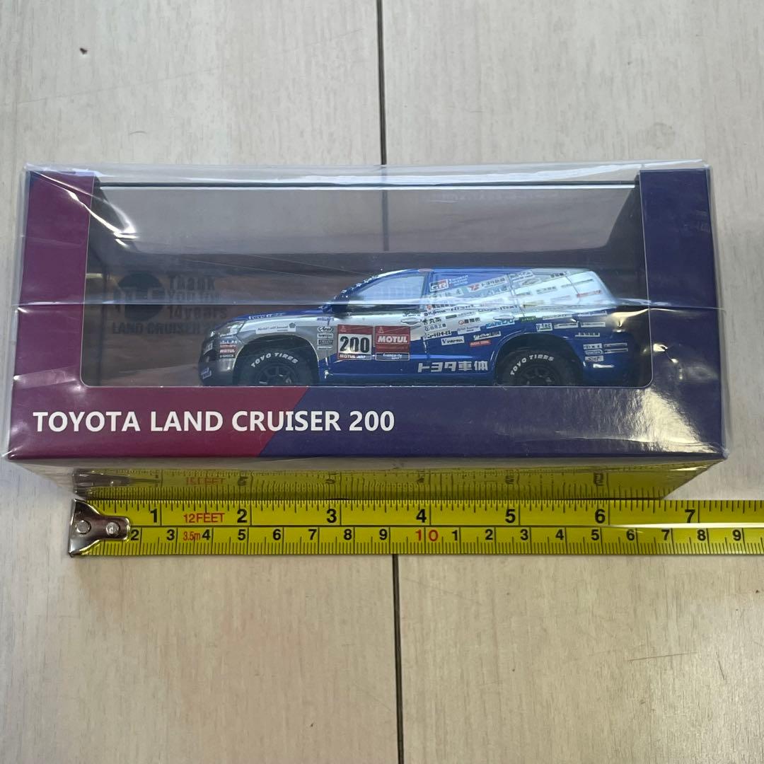 トヨタ ランドクルーザー 200 ダカールラリー 2022  ミニカー 1/43