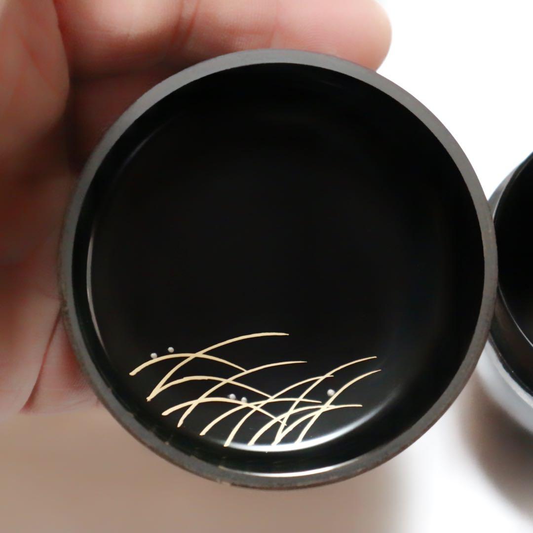 山中塗　棗、生駒池田作　茶せん、輪島塗　茶杓　セット