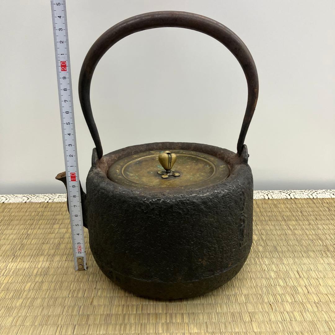 龍文堂　古鉄瓶　アンティーク