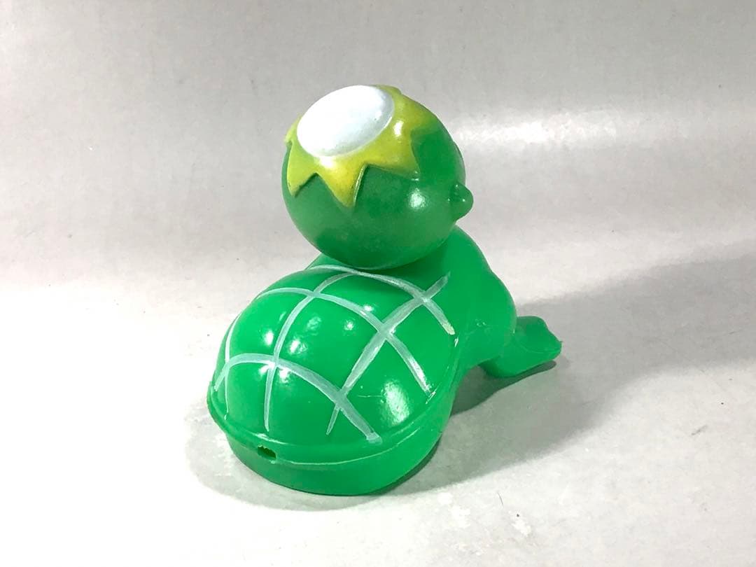 昭和レトロ ハイハイ 河童 赤ちゃん 人形 妖怪 お化け 駄玩具 ソフビ ②