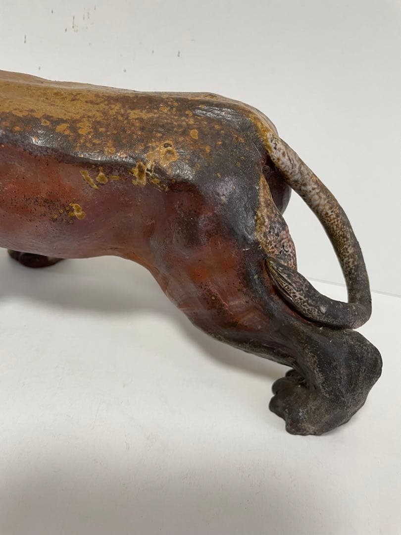 【柴岡一海】備前焼　虎　縁起物　干支　置物　飾り物