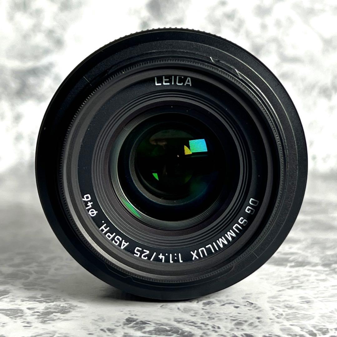 [フード・フィルター付] Panasonic LEICA 25mm F1.4