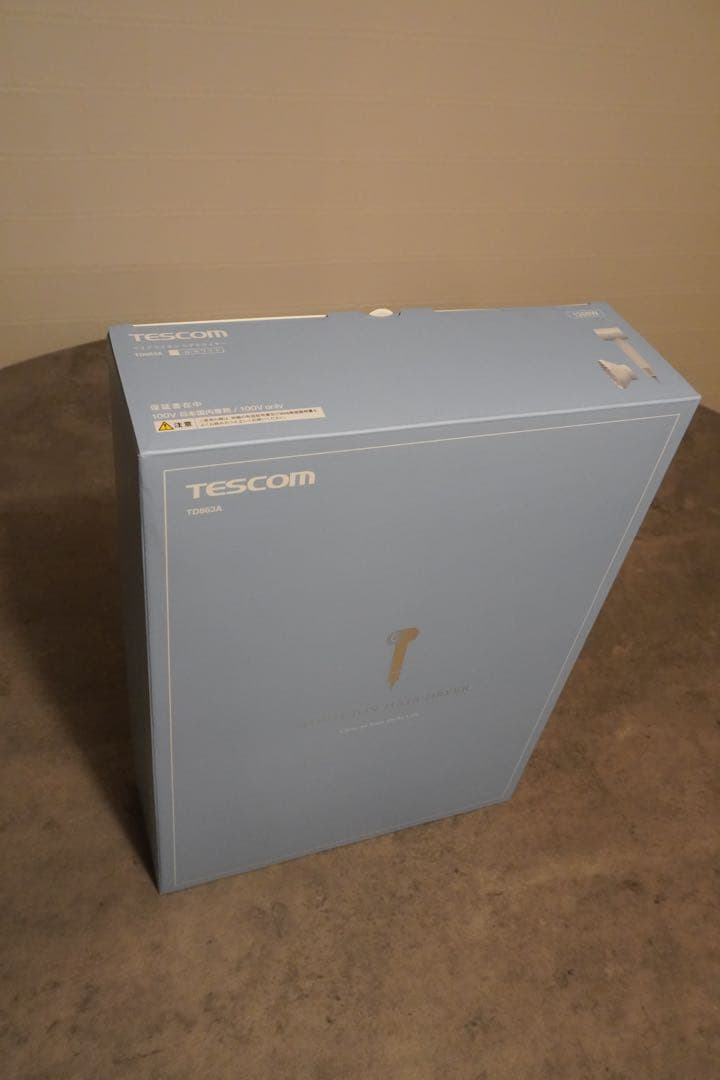 新品 テスコム マイナスイオンドライヤー TD863A-W