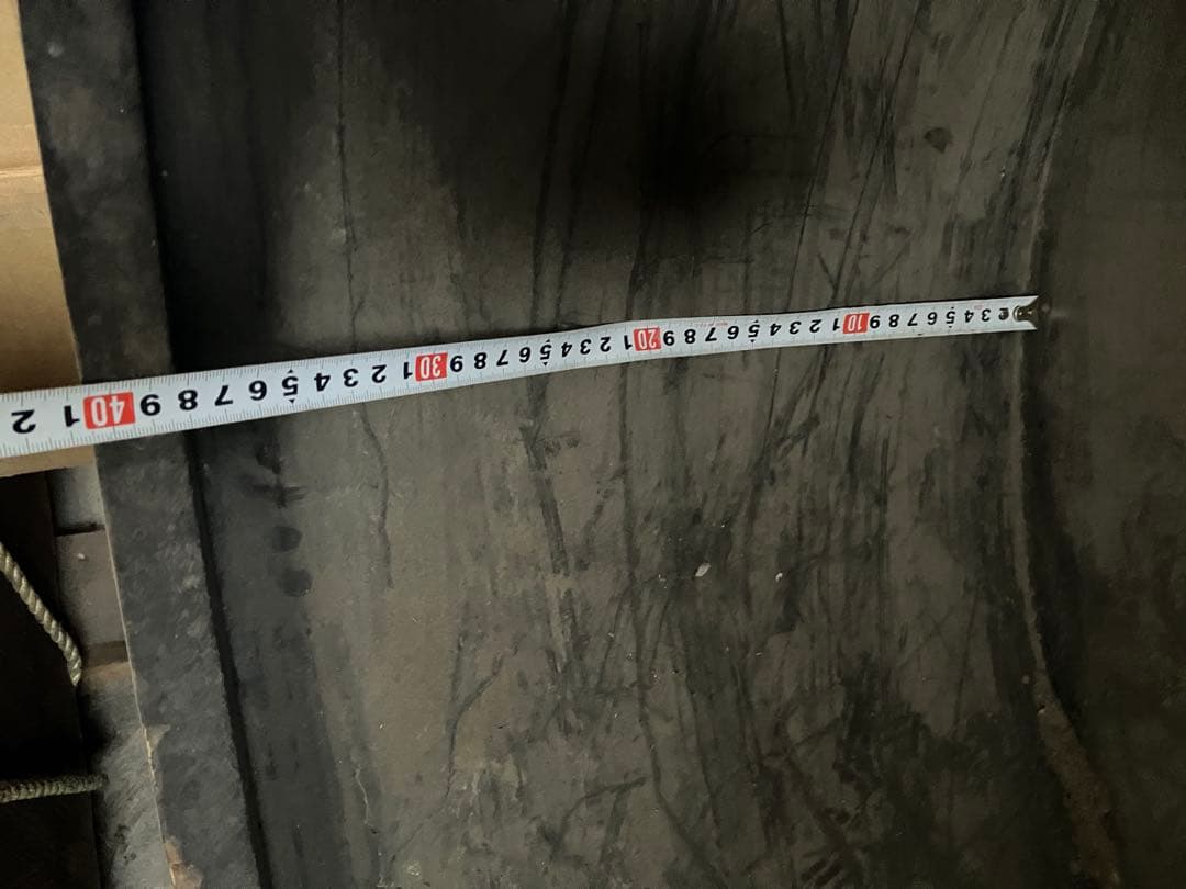 漆製造工程で使用する大きな桶　外径直径約110cm×約46cm