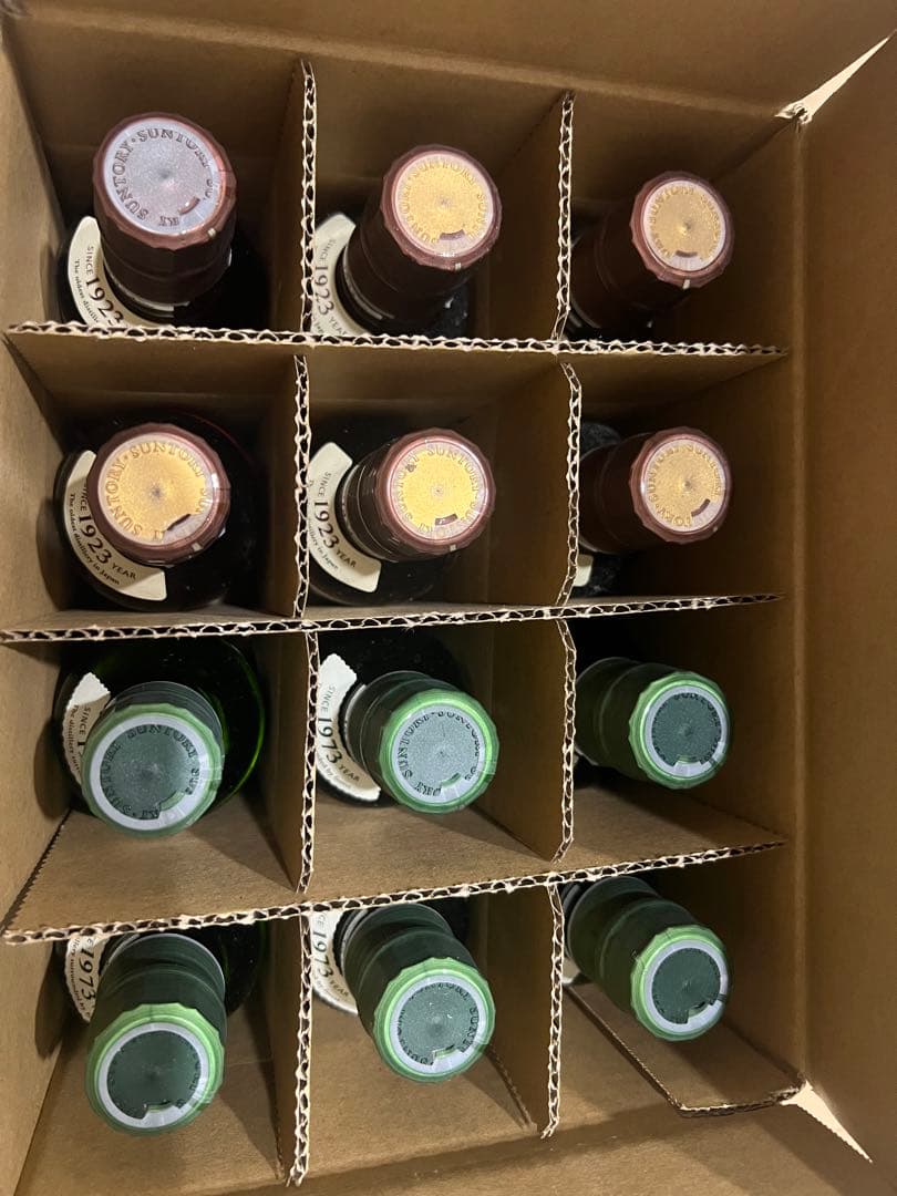 サントリー　ウイスキー　山崎　白州　ミニボトル　12本