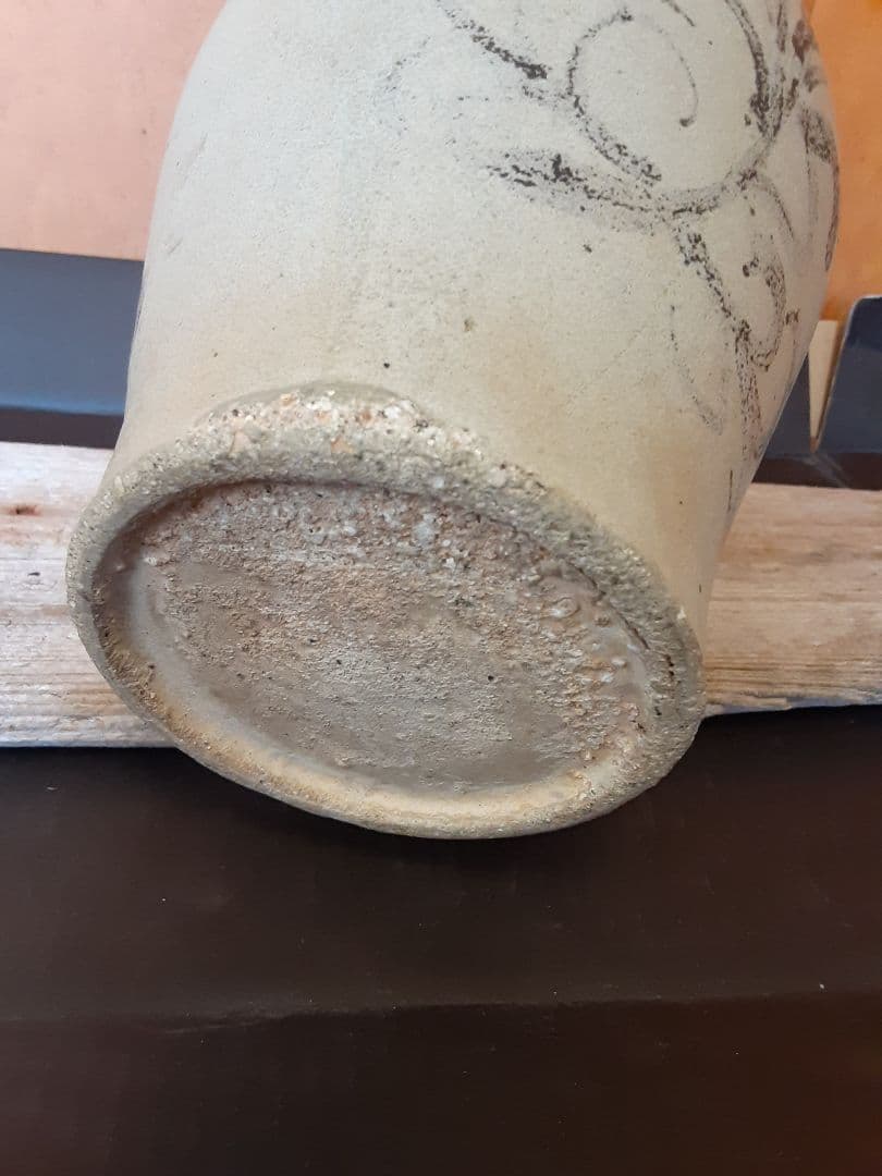 古い高麗鉄絵梅瓶　高麗　李朝　壷　花入れ　花瓶