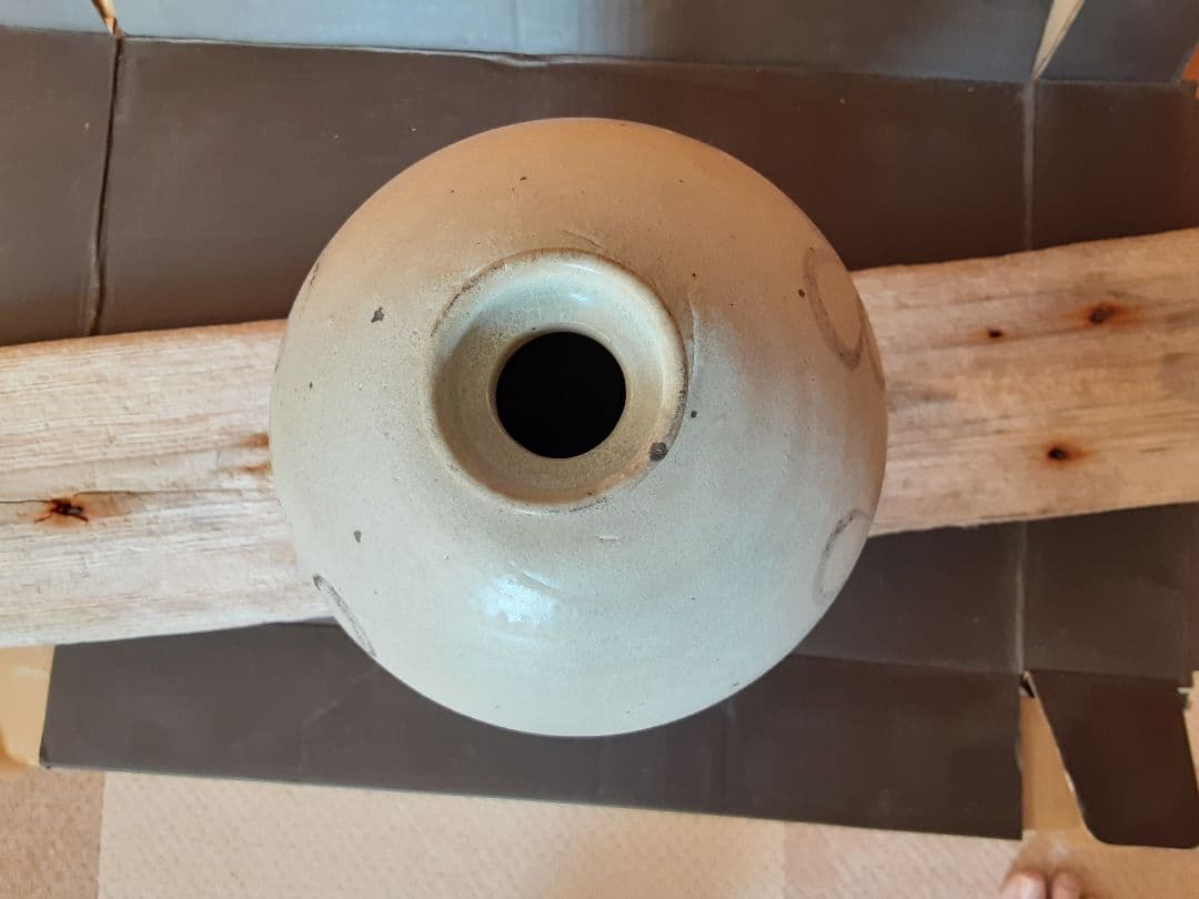 古い高麗鉄絵梅瓶　高麗　李朝　壷　花入れ　花瓶