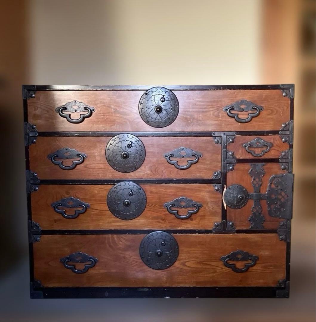 和ダンス　和箪笥　アンティーク　時代箪笥　古家具　和骨董　収納　古民家　レトロ