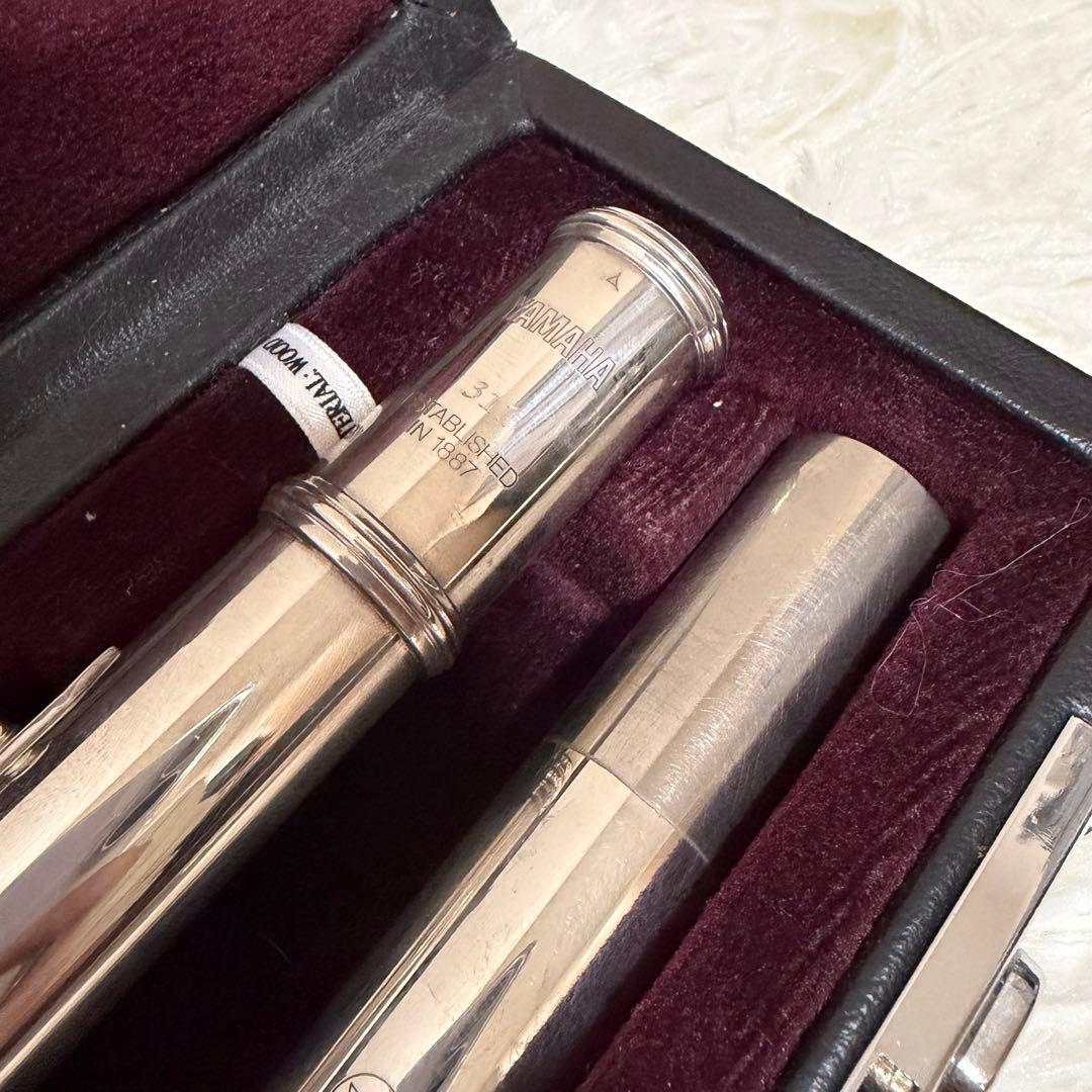 【メンテ済】 YAMAHA ヤマハ YFL-311 フルート　頭部管洋銀製