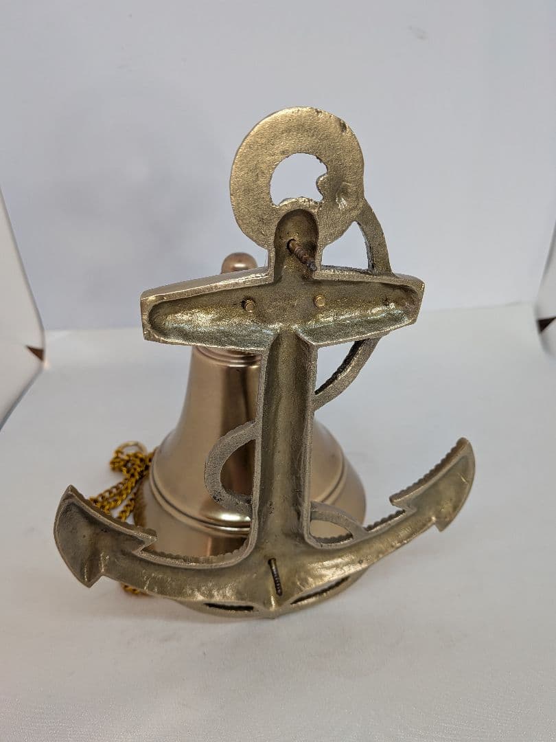 ☆b747、大きいイカリベル（中） 鐘　真鍮　シップベル