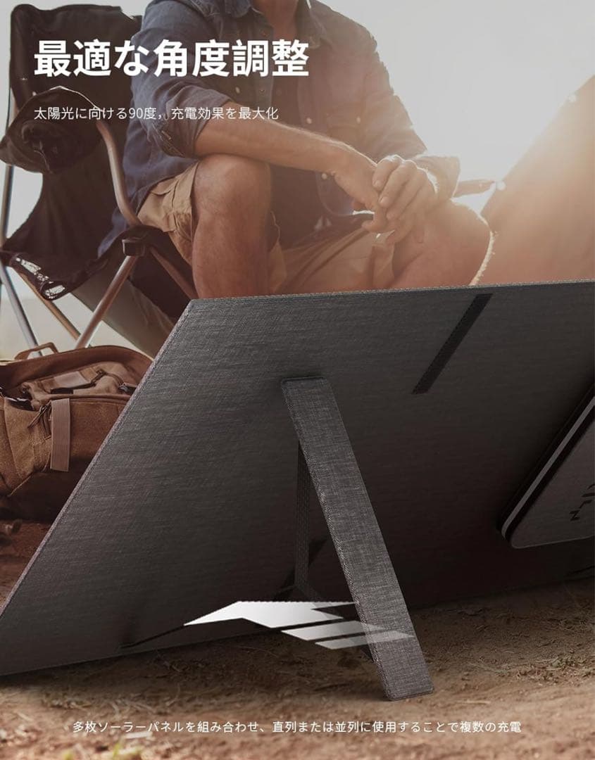 AFERIY 200W ソーラーパネル　折りたたみ